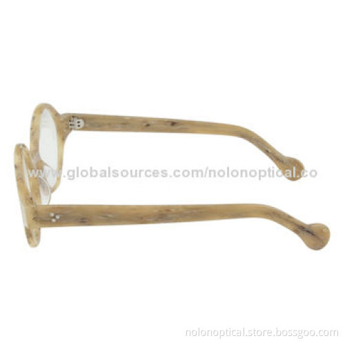 Round Asian Acetaet Optical Frame